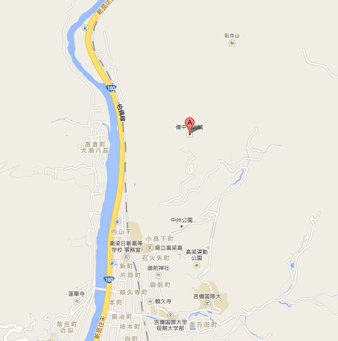 備中松山城周辺MAP